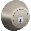 image:imageJSeries by Schlage Deadbolt with Standard Trim Keyed 1 Side Highest Residential Security Satin Nickel JD60 619Satin Nickel