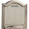 image:imageSCHLAGE BE479AA V CAM 619 Satin Nickel Sense Smart Deadbolt with Camelot Trim