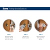 image:imageSchlage Plymouth Keyed Entry Door Knob InteriorExterior Aged Bronze  Keyed entry door knob with turnbutton lock Easy to install Certified security amp durability Universal fit 2 keys