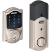 image:imageSchlage BE469ZPVCAM619 Satin Nickel Connect Camelot Touchscreen with Builtin Alarm amp ZWave