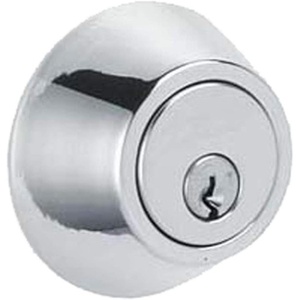 image:imageJSeries by Schlage Deadbolt with Standard Trim Keyed 1 Side Highest Residential Security Satin Nickel JD60 619Bright Chrome