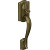 image:imageSCHLAGE Camelot Entry Handleset Left Hand Accent Lever Antique BrassAntique Brass