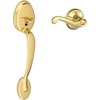 image:imageSCHLAGE Plymouth Entry Handleset Right Hand Flair Lever Bright BrassBright Brass