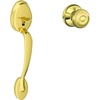 image:imageSCHLAGE Plymouth Entry Handleset Right Hand Flair Lever Bright BrassBright Brass