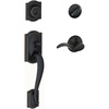 image:imageSchlage Camelot Single Cylinder Handleset and Avanti Lever Aged Bronze F60 V CAM 716 AVA